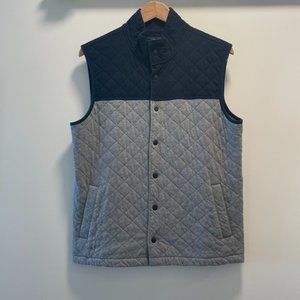 Croft & Barrow Vest Navy Grey Medium